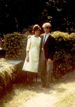 1964. Mont-Saint-Michel. Brenda and Nigel