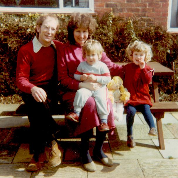 1987. Nigel, Sally, Hanye, Katy